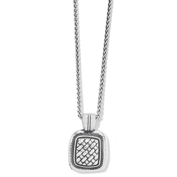 Brighton Ferrara Artisan Square Pendant Necklace