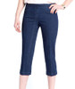 PULL ON CAPRIS W/FAUX POCKETS FRT REAL BACK