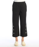 COTTON SPAN PANTS W/POCKETS AND BUTTONS