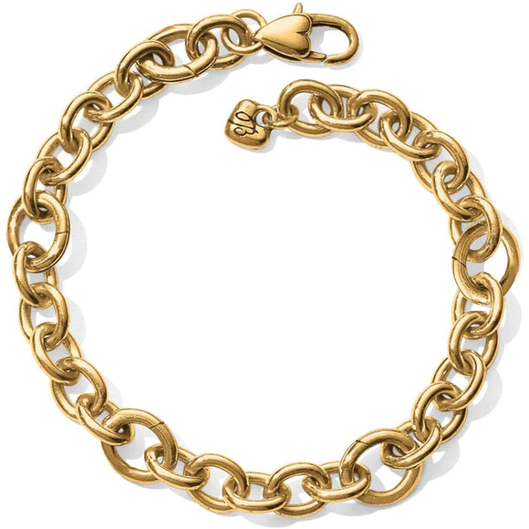 LUXE LINK  GOLD CHARM BRAC