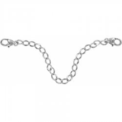 6" LONG NECKLACE EXTENDER-SILVER