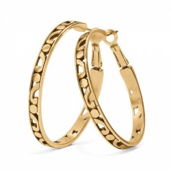 CONTEMPO LARGE HOOP-GOLD