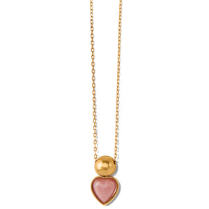 LOVING HEART PNK NECKLACE